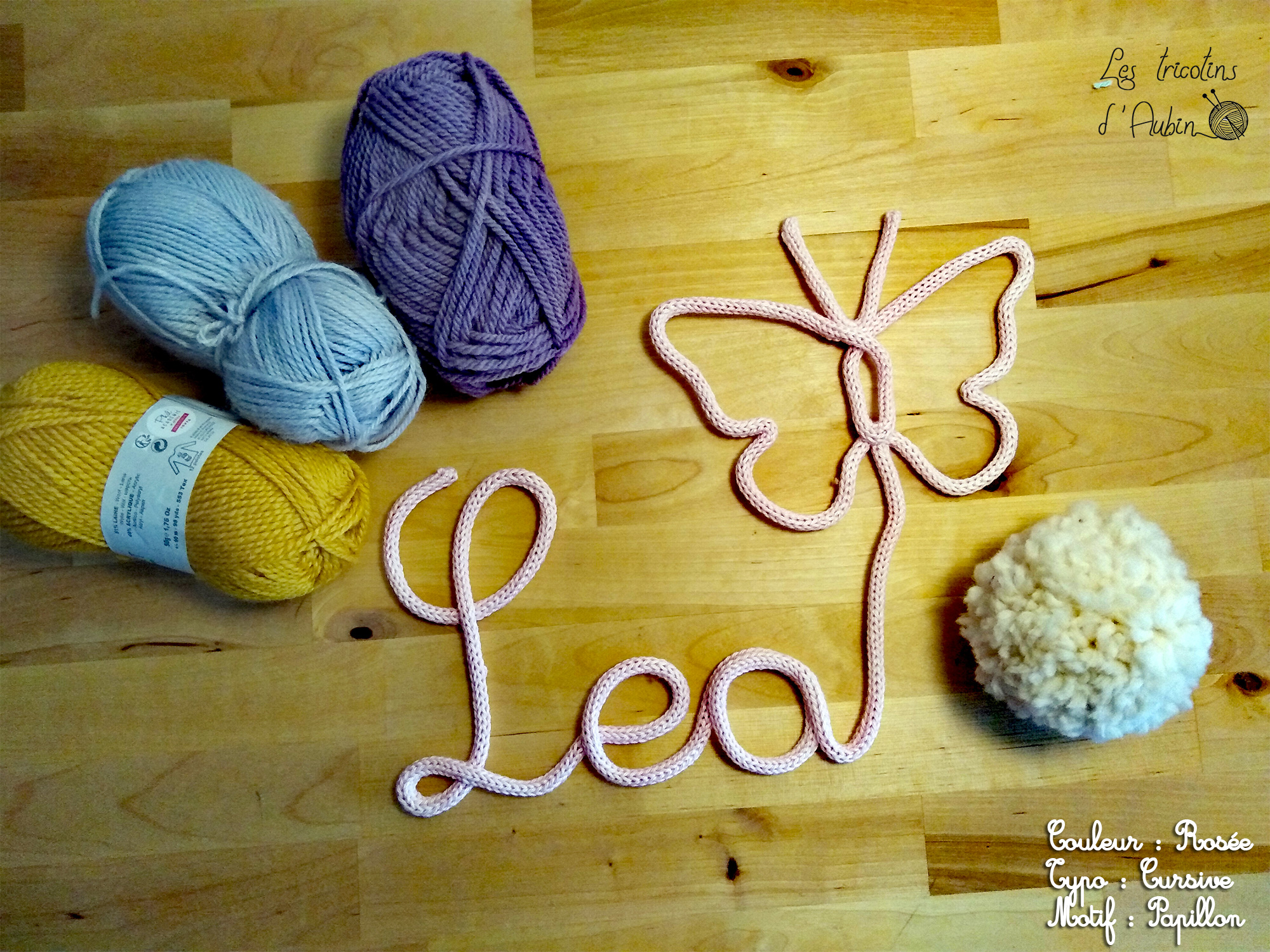 Léa tricotin papillon
