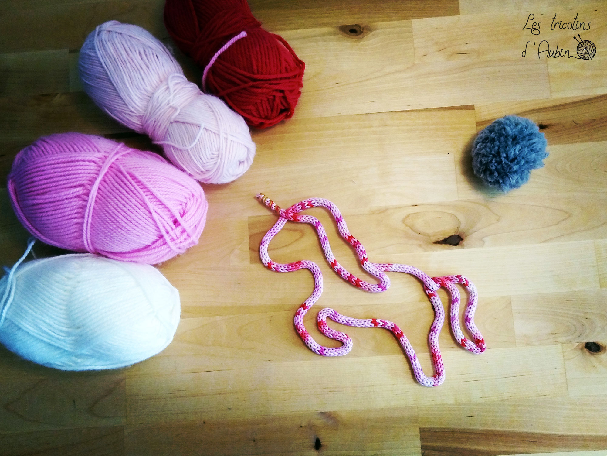 Licorne en tricotin