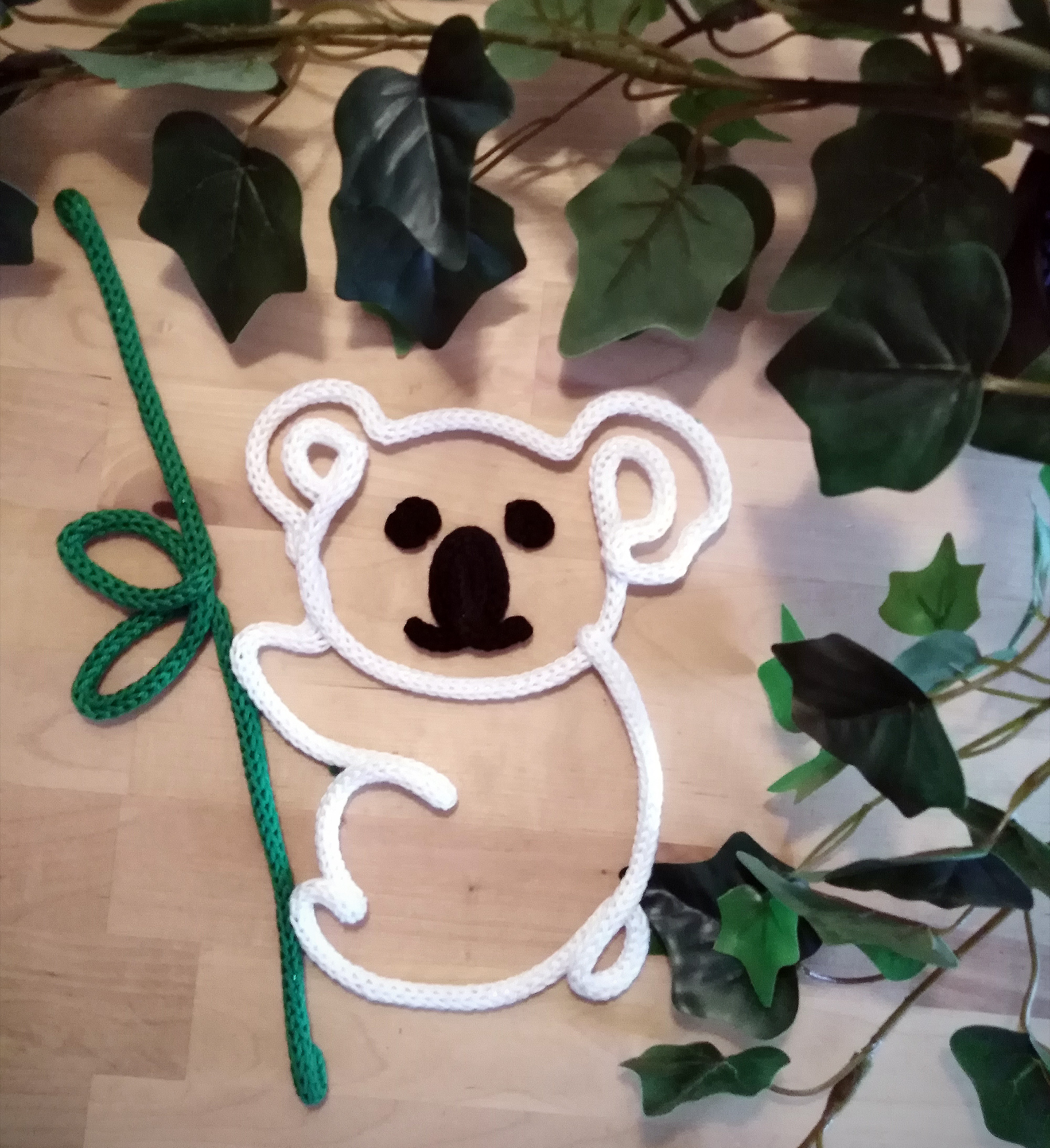 Koala en tricotin
