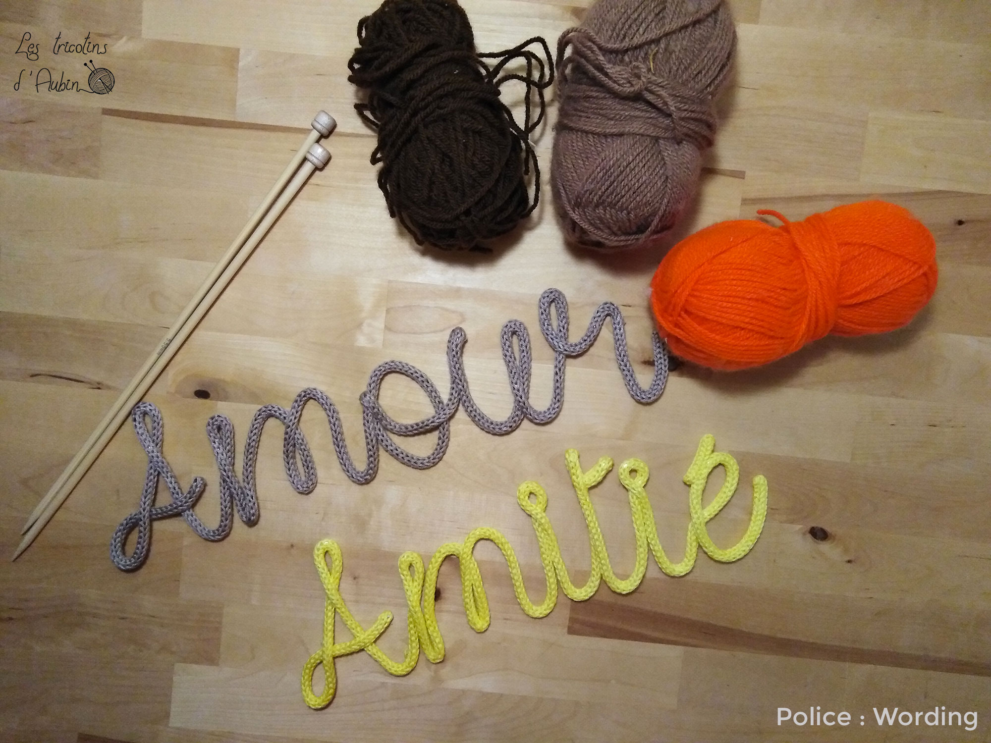 Amour & Amitié Tricotin