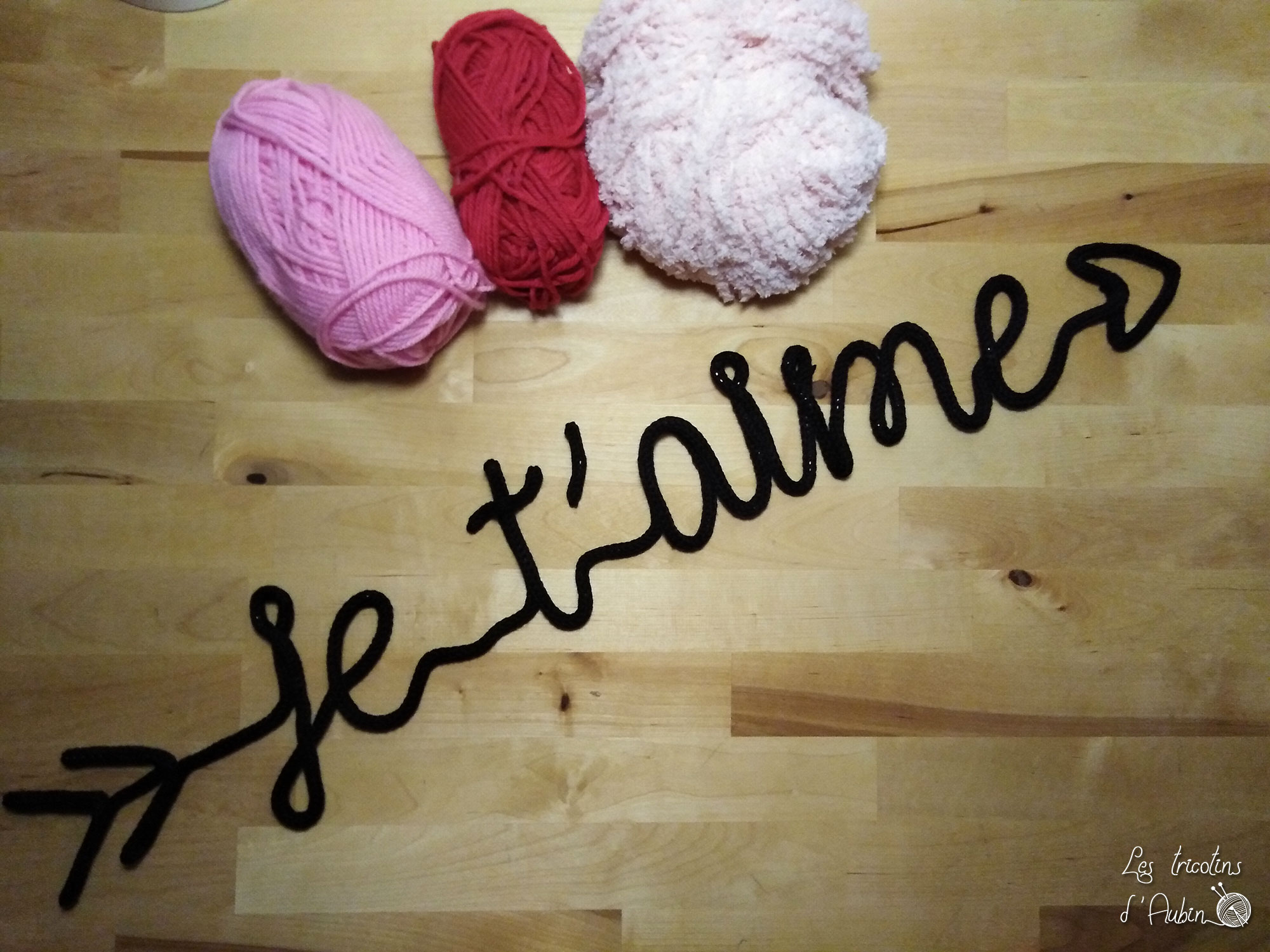Je t'aime en tricotin