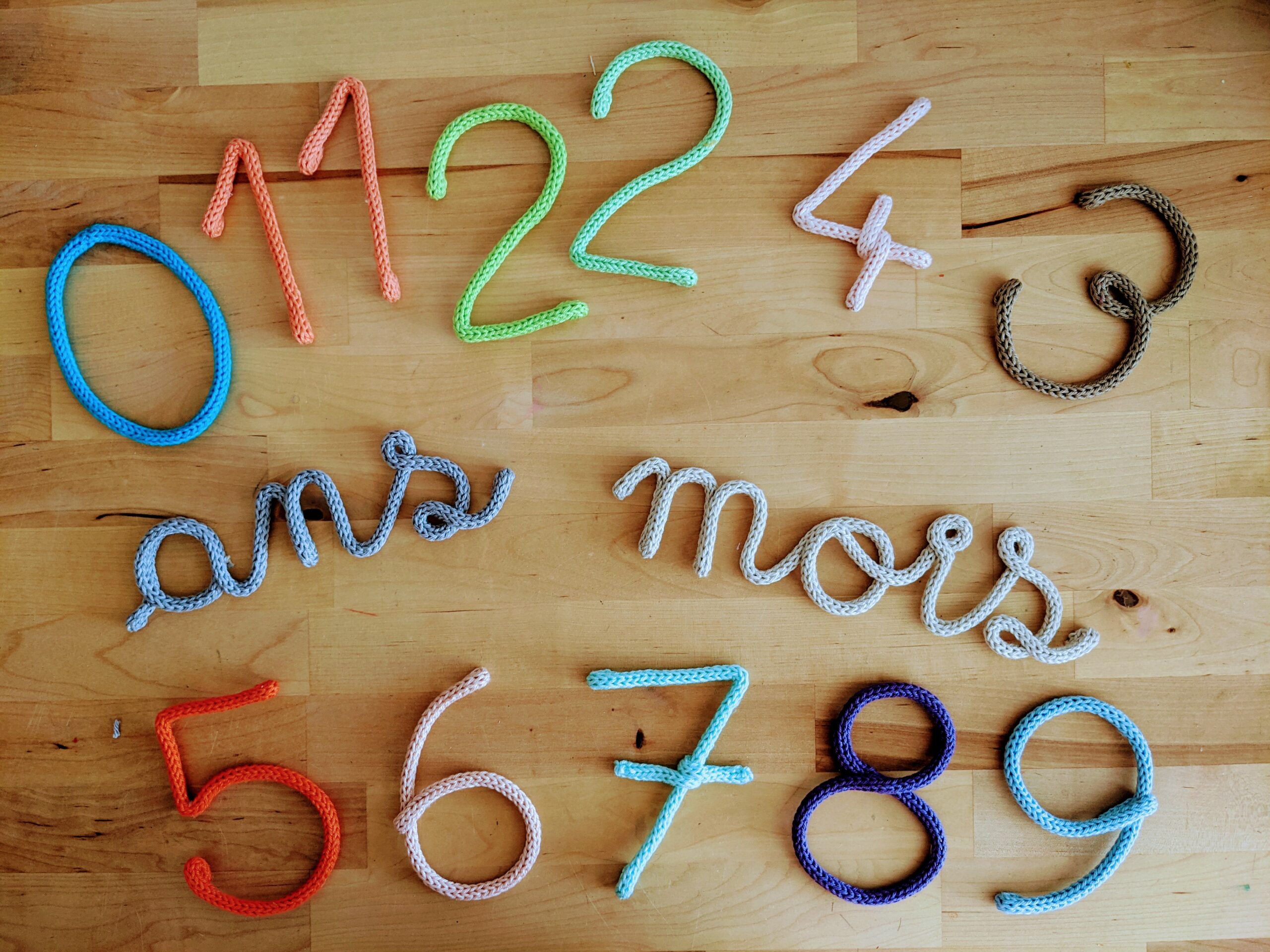 Chiffres étapes bébé